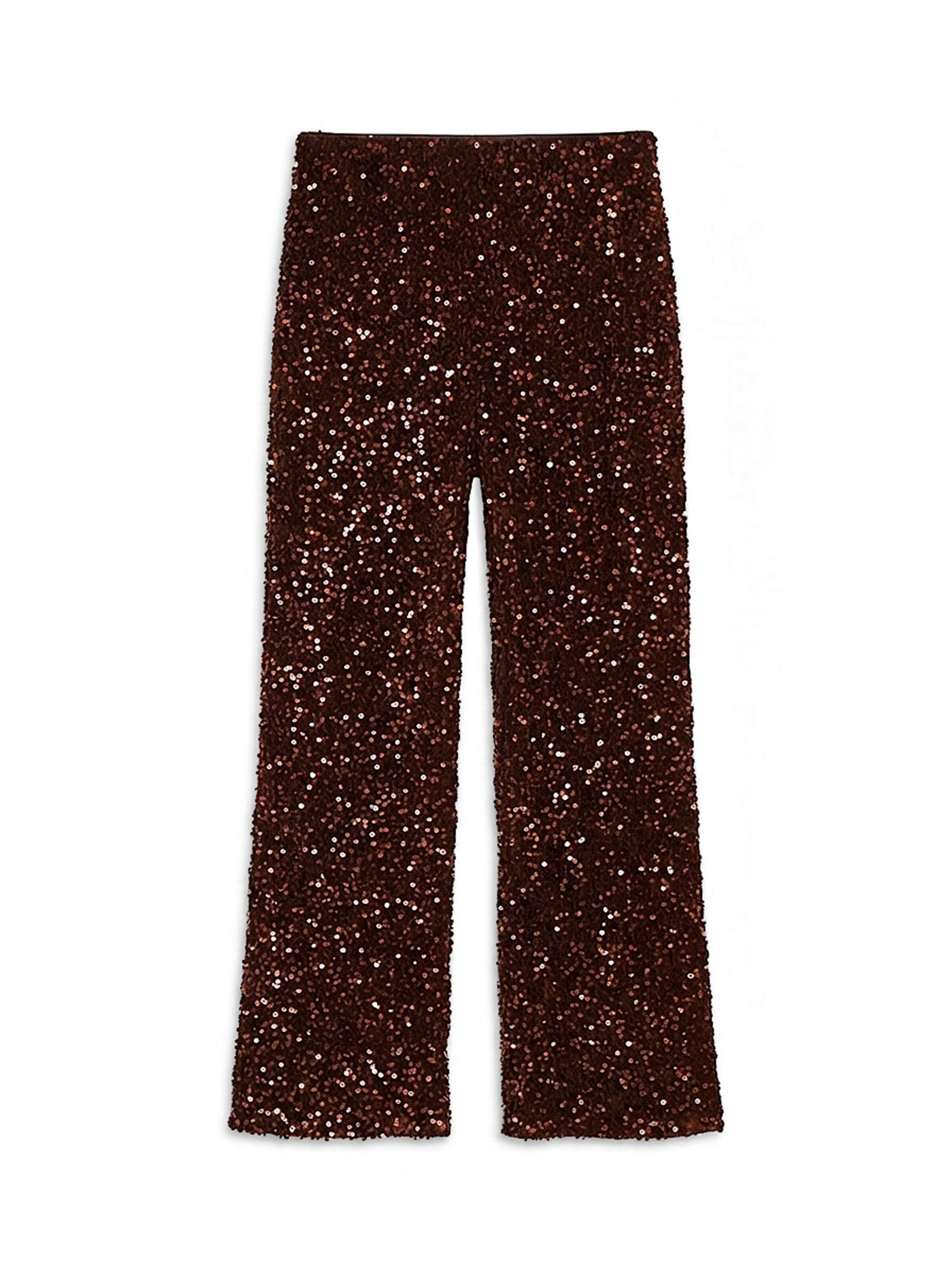 Wide leg Pantaloni 'VMBella' di VERO MODA in marrone: frontale