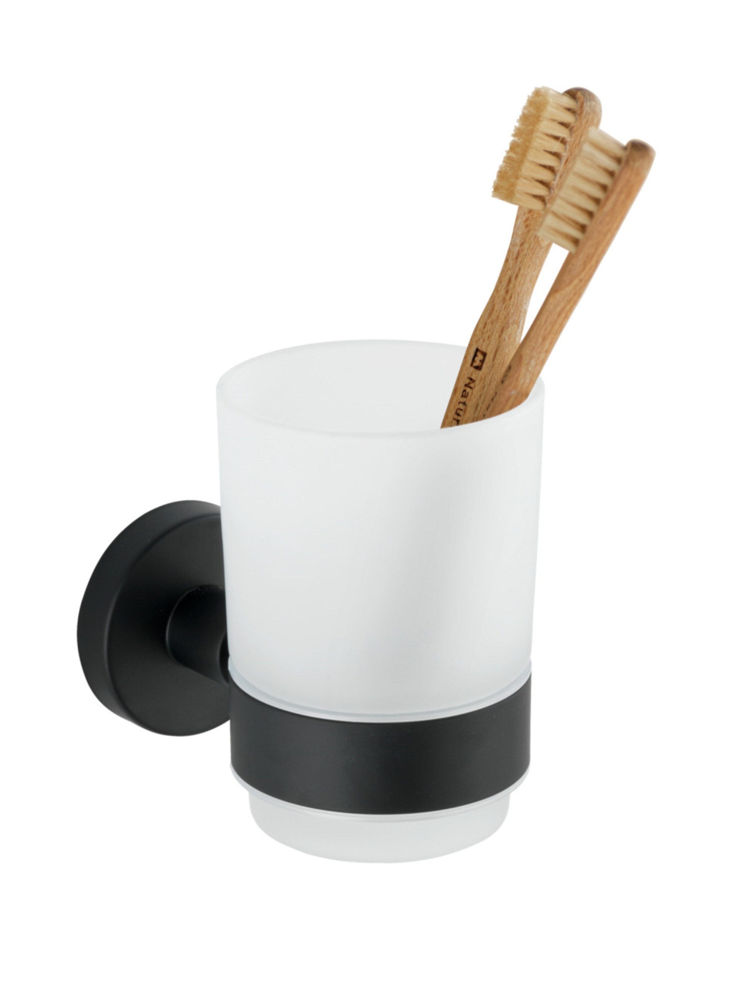 Wenko Zahnputzbecher 'Bosio Uno' in Schwarz