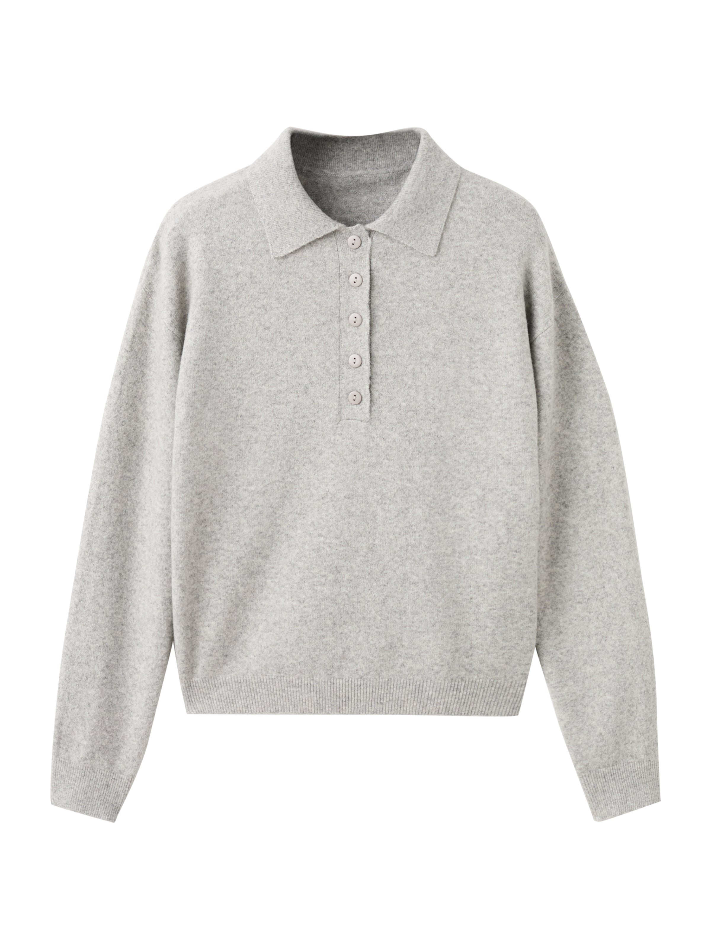 MANGO Sweater 'NEPO' in Grey: front
