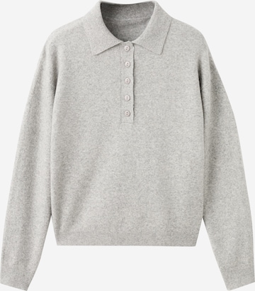 MANGO Svetr 'NEPO' – šedá: přední strana