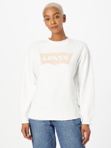 LEVI'S ® Sweatshirt 'Graphic Standard' in White: front