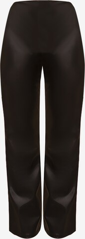 Regular Pantalon ' Kunstleder ' Chi Chi London en noir : devant