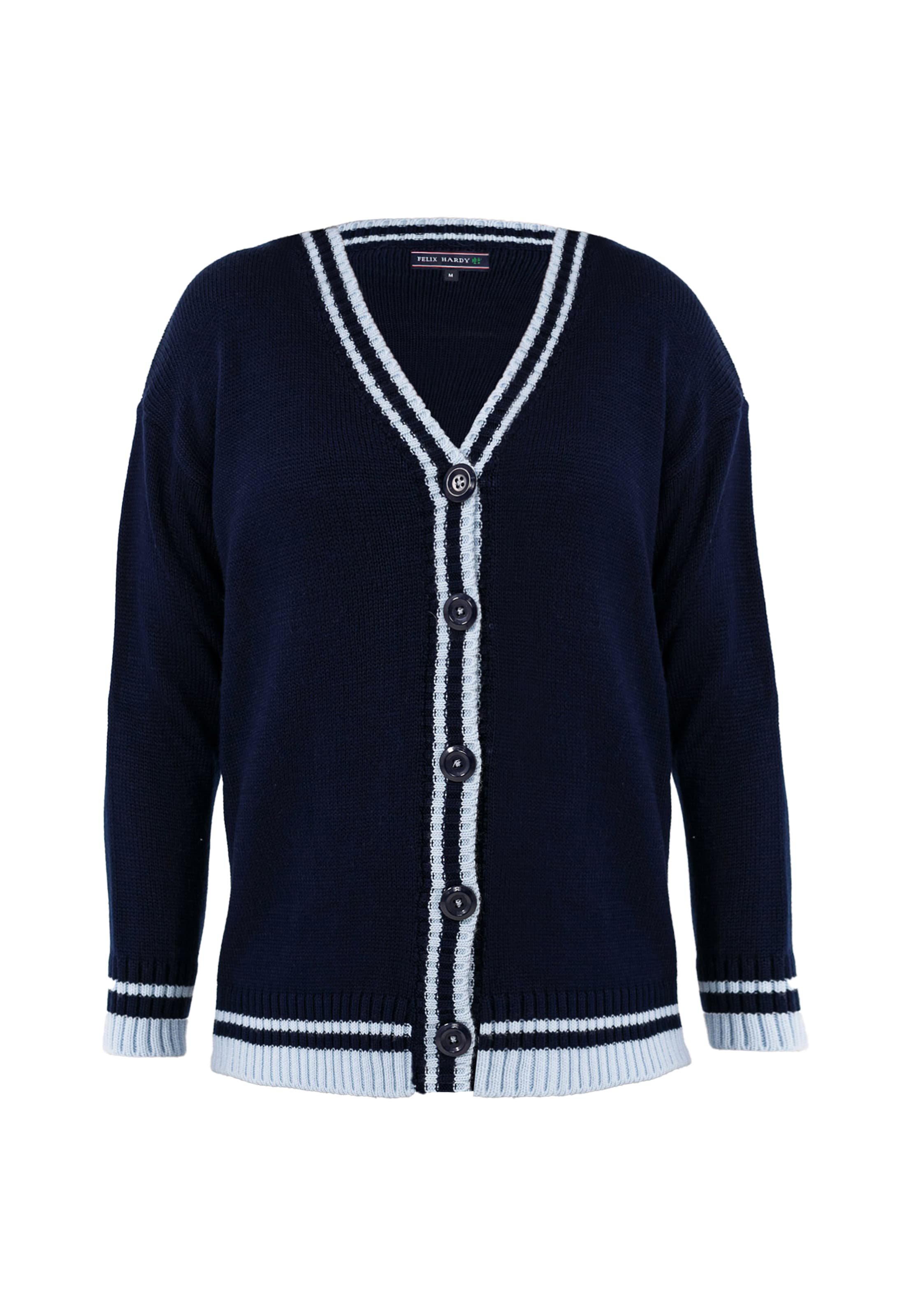 Felix Hardy Kardigan – modrá: přední strana