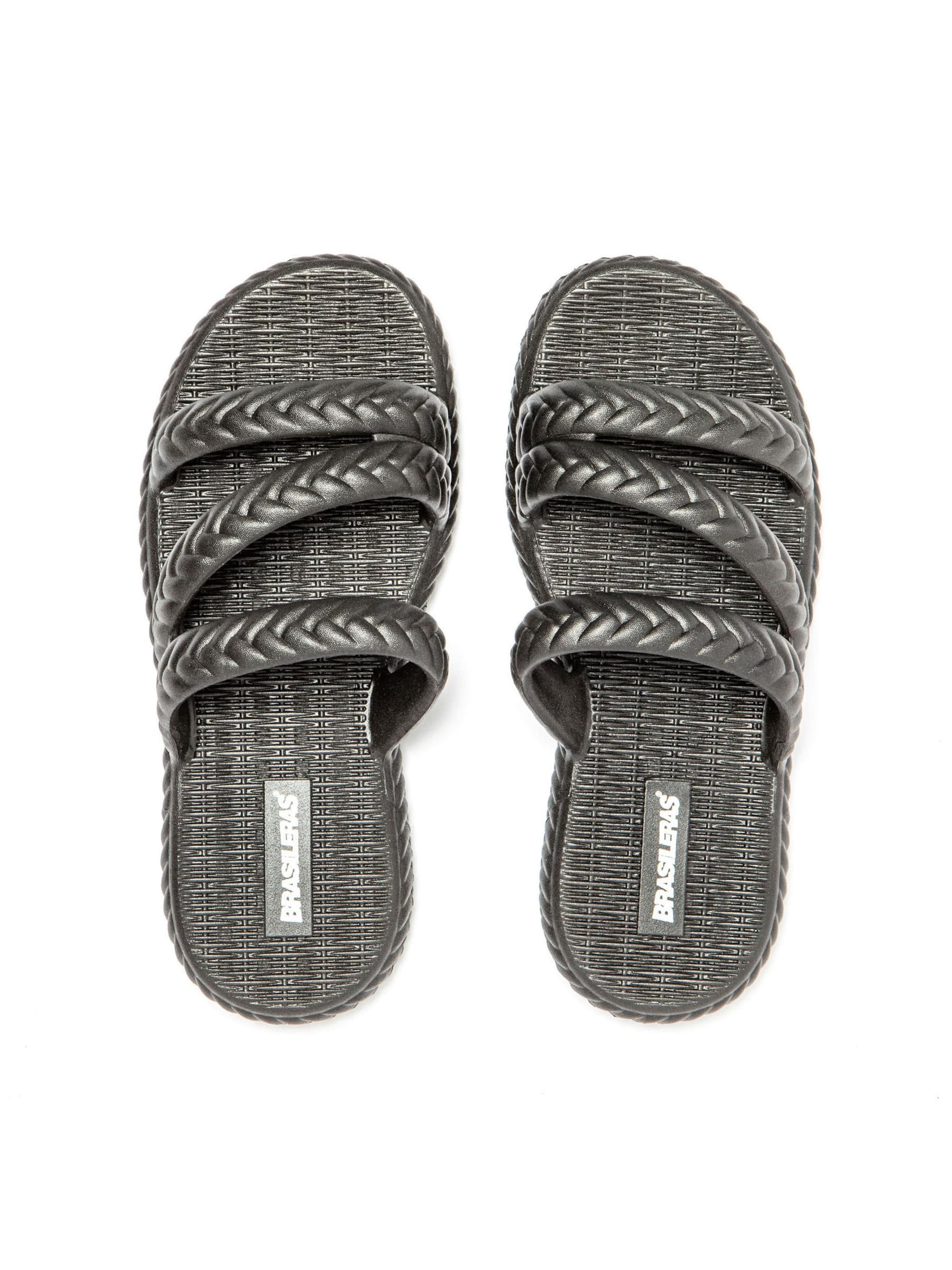 Brasileras - Zapatos para playa y agua 'Sira' en negro