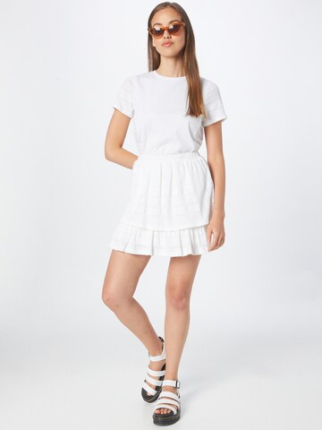 Jupe 'VITriva' VILA en blanc