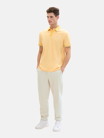 TOM TAILOR Poloshirt in Gelb