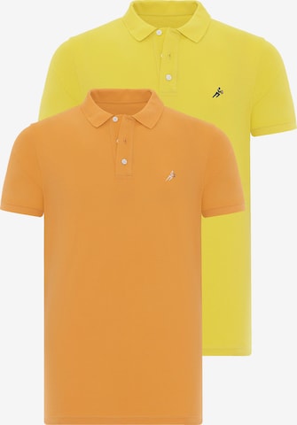 T-Shirt Moxx Paris en jaune : devant
