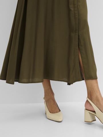 bonprix Blousejurk in Groen