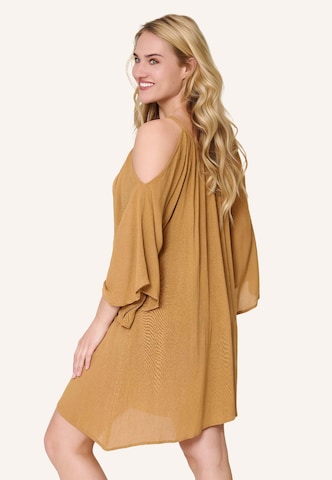 LingaDore - Vestido de praia em castanho