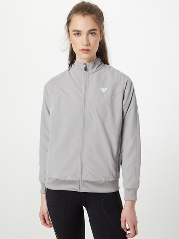 Hummel Athletic Jacket 'GG12' in Grey: front