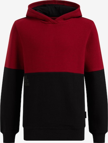 Sweat WE Fashion en rouge : devant