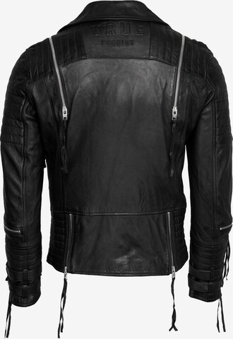 trueprodigy Lederjacke 'Jackson' in Schwarz