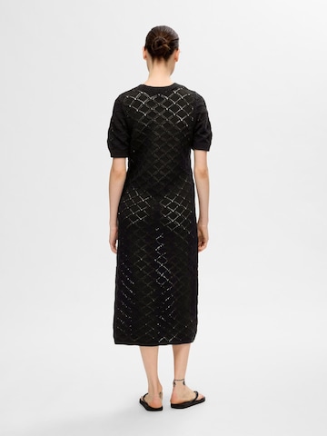SELECTED FEMME Gebreide jurk in Zwart