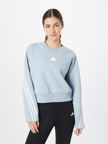 ADIDAS SPORTSWEAR Bluzka sportowa 'Future Icons 3-Stripes' w kolorze niebieski: przód