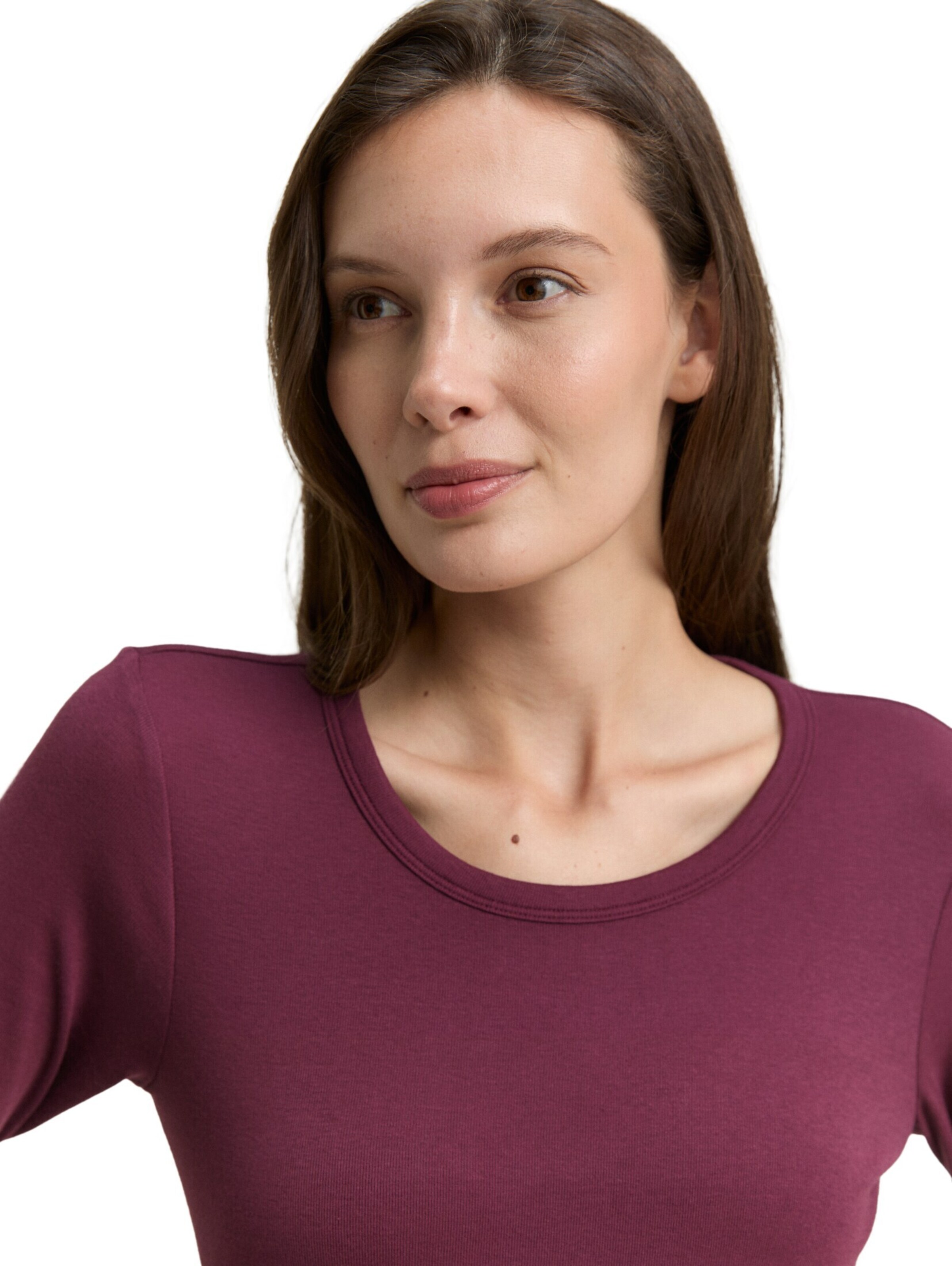 TOM TAILOR Shirt in Lila