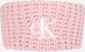 Fascia per la testa di Calvin Klein Jeans in rosa