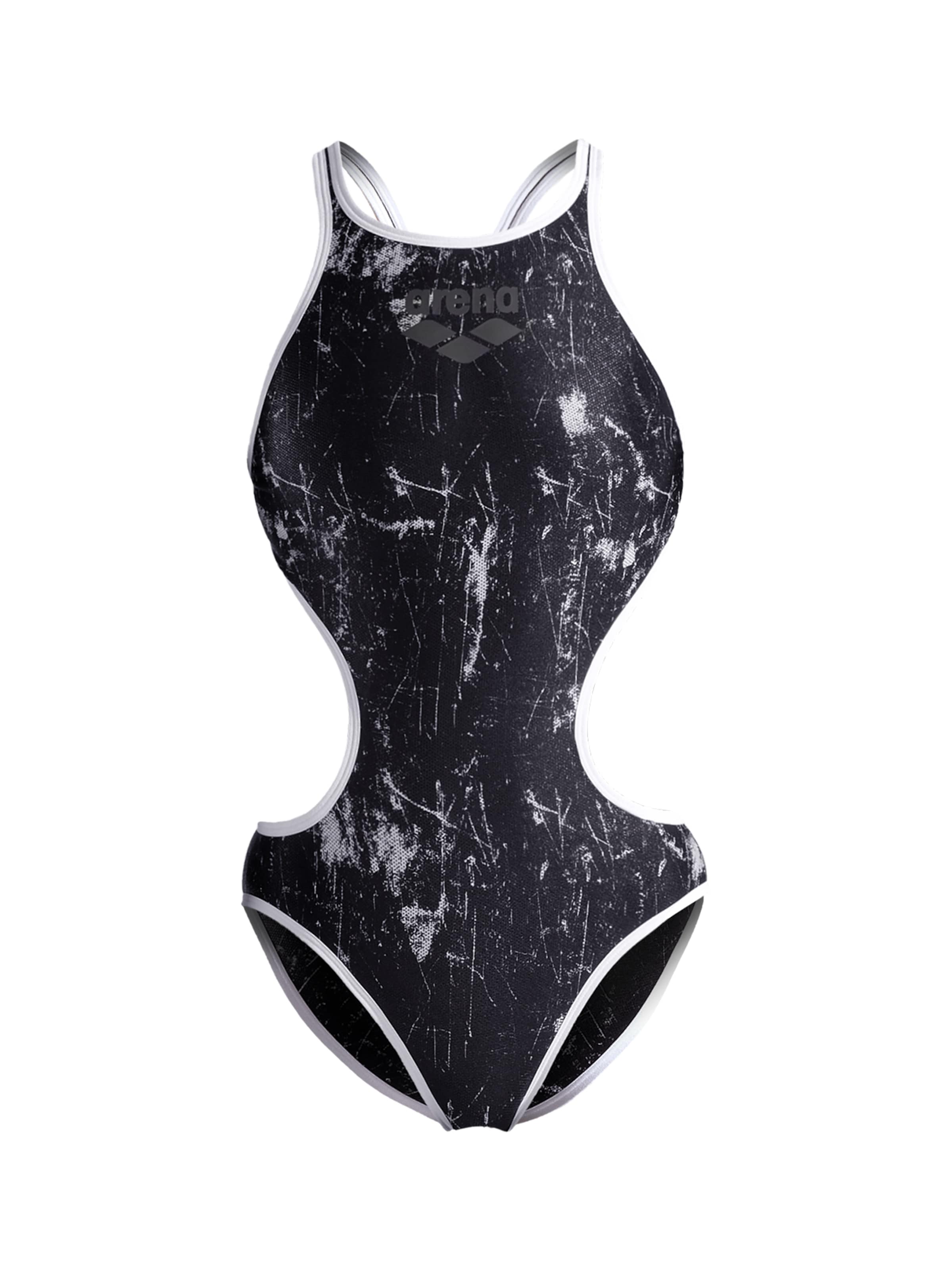 juoda ARENA Biustjė Maudymosi kostiumėlis &#x27;LACQUER&#x27;: priekis