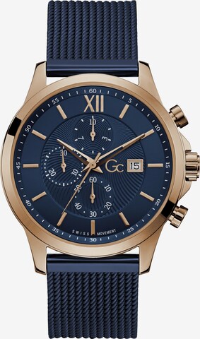 Gc Analog Watch ' Gc Executive ' in Blue: front