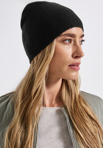 STREET ONE Beanie in Black