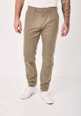 REDPOINT Slimfit Chinohose in Grün: Vorderseite