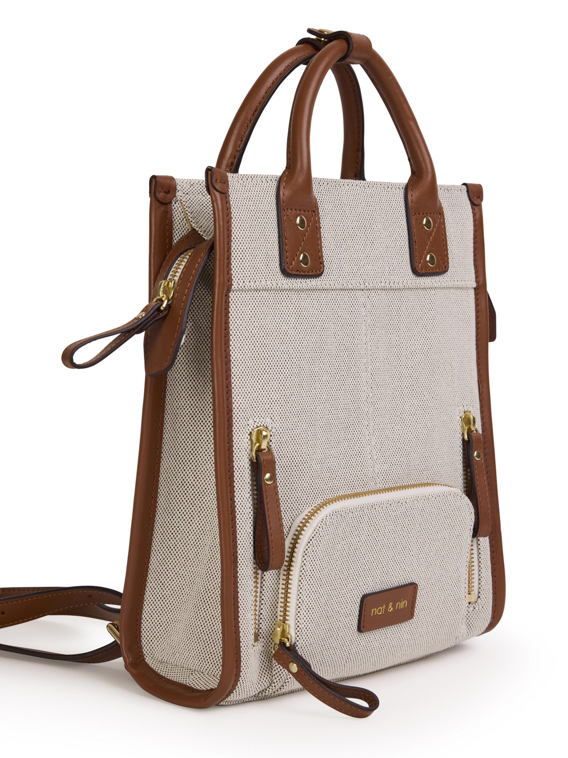 Nat&Nin Σακίδιο πλάτης ' MACY ' σε καφέ