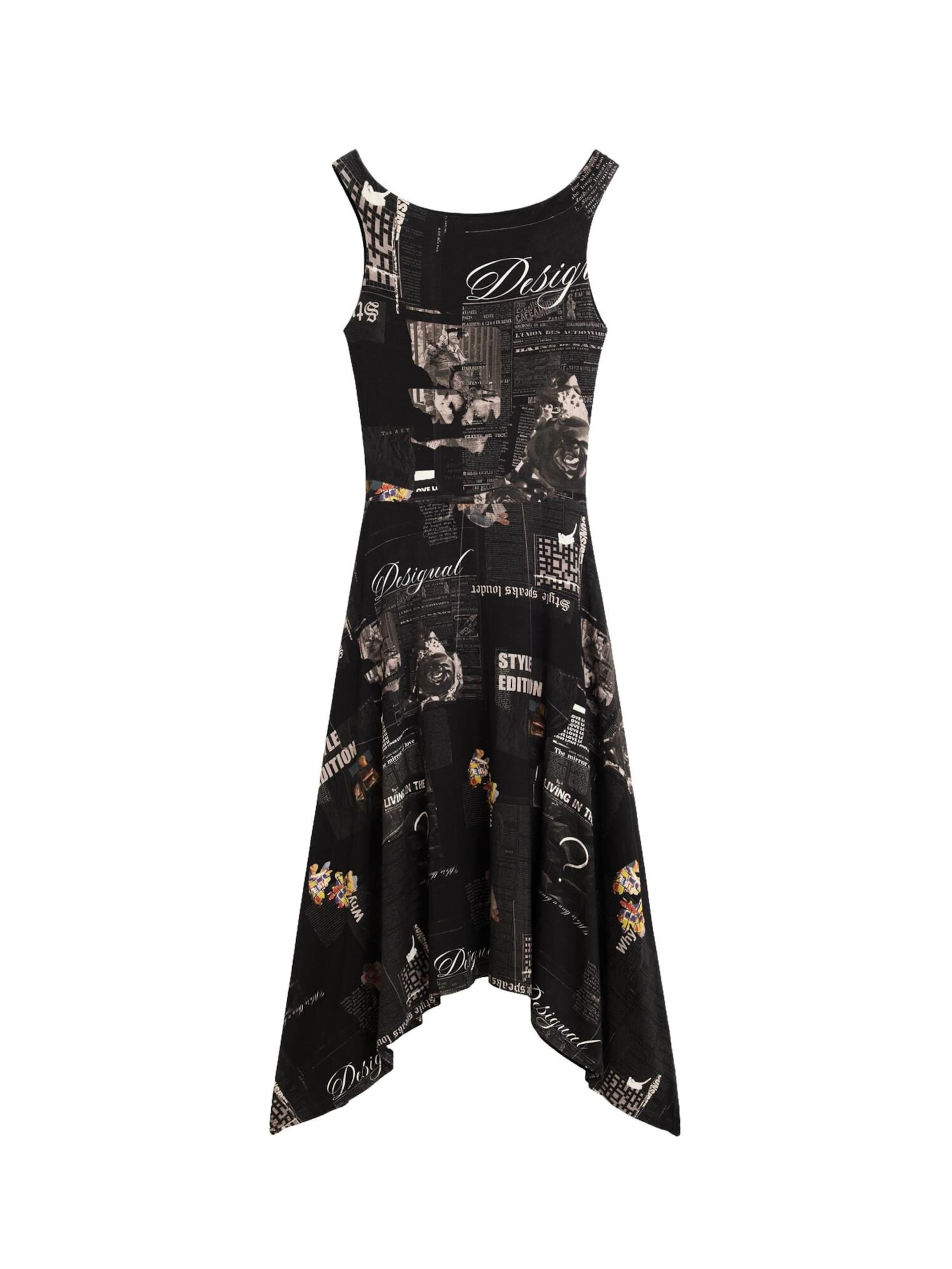 Desigual - Vestido en negro: frente
