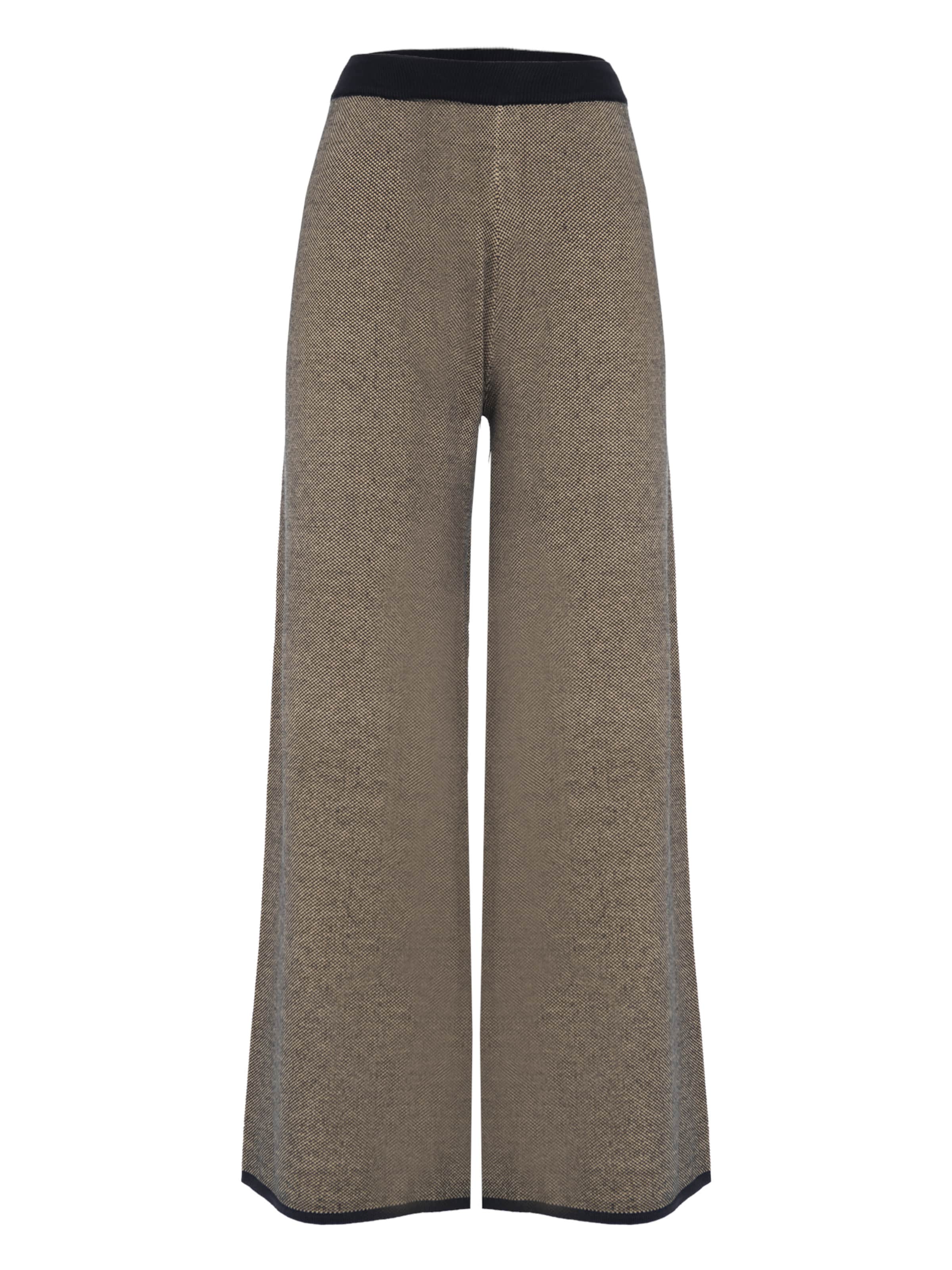 Influencer Trousers in Beige: front