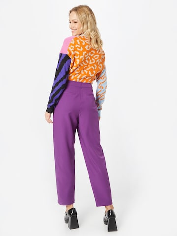 Regular Pantalon à pince BZR en violet