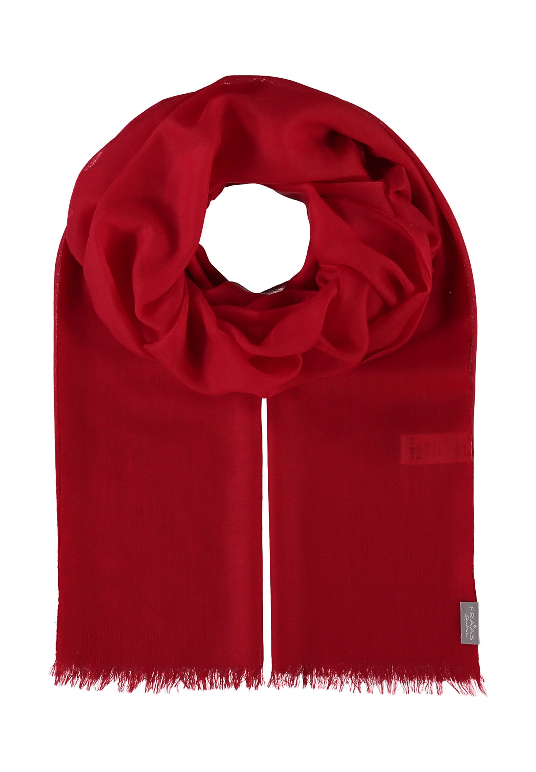 FRAAS Schal in Rot: Vorderseite
