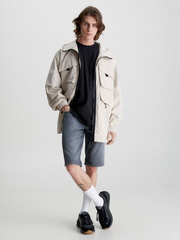 Calvin Klein Jeans Slimfit Shorts in Grau