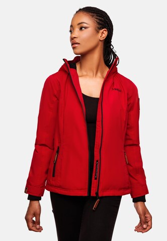 MARIKOO Between-season jacket 'Brombeere' in Red