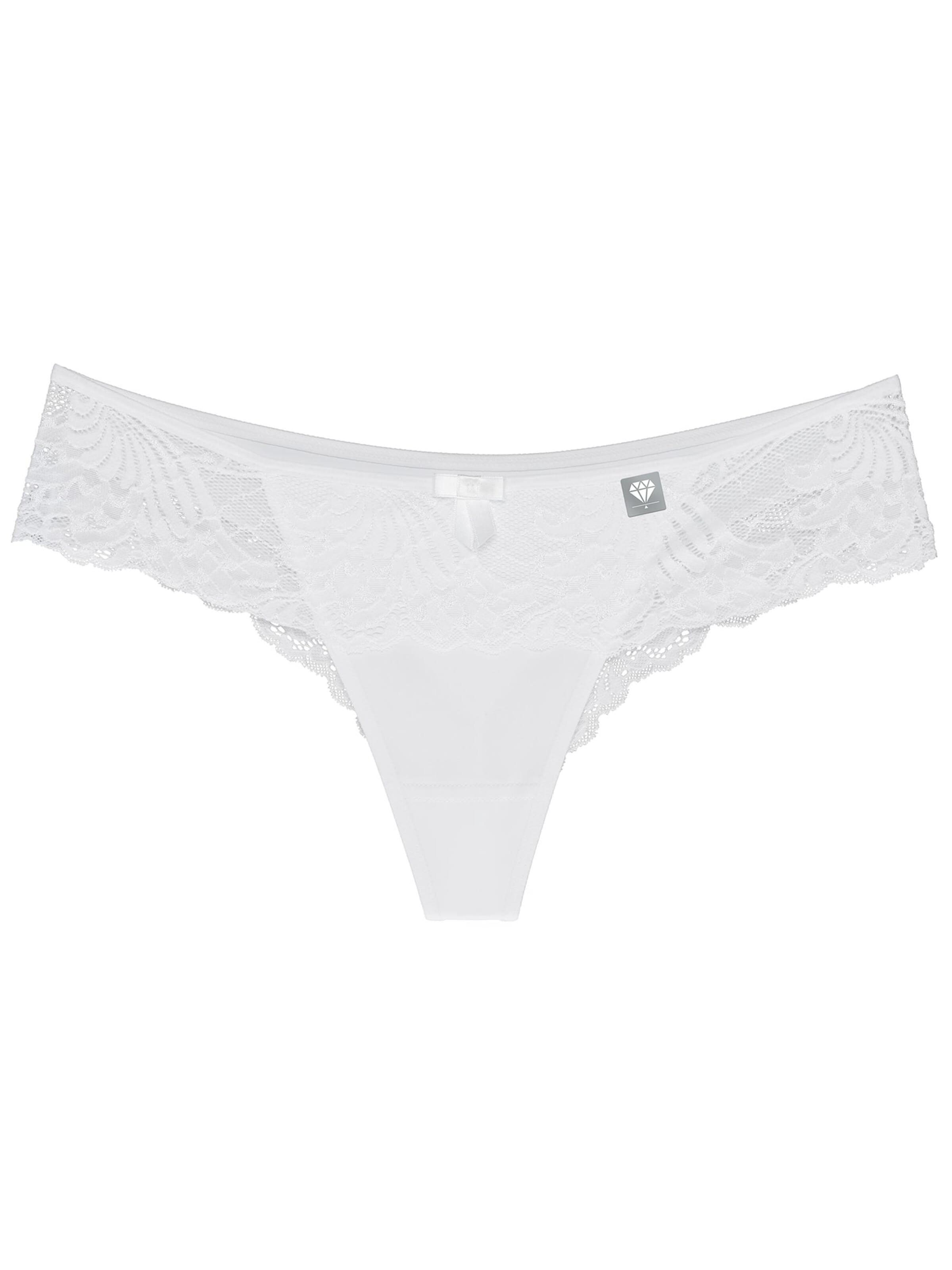 Wolbar Slip 'diamond 3503'‌‌‌‌ in Weiß: Vorderseite