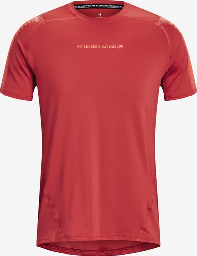 UNDER ARMOUR T-Shirt fonctionnel en orange clair / rouge sang, Vue avec produit