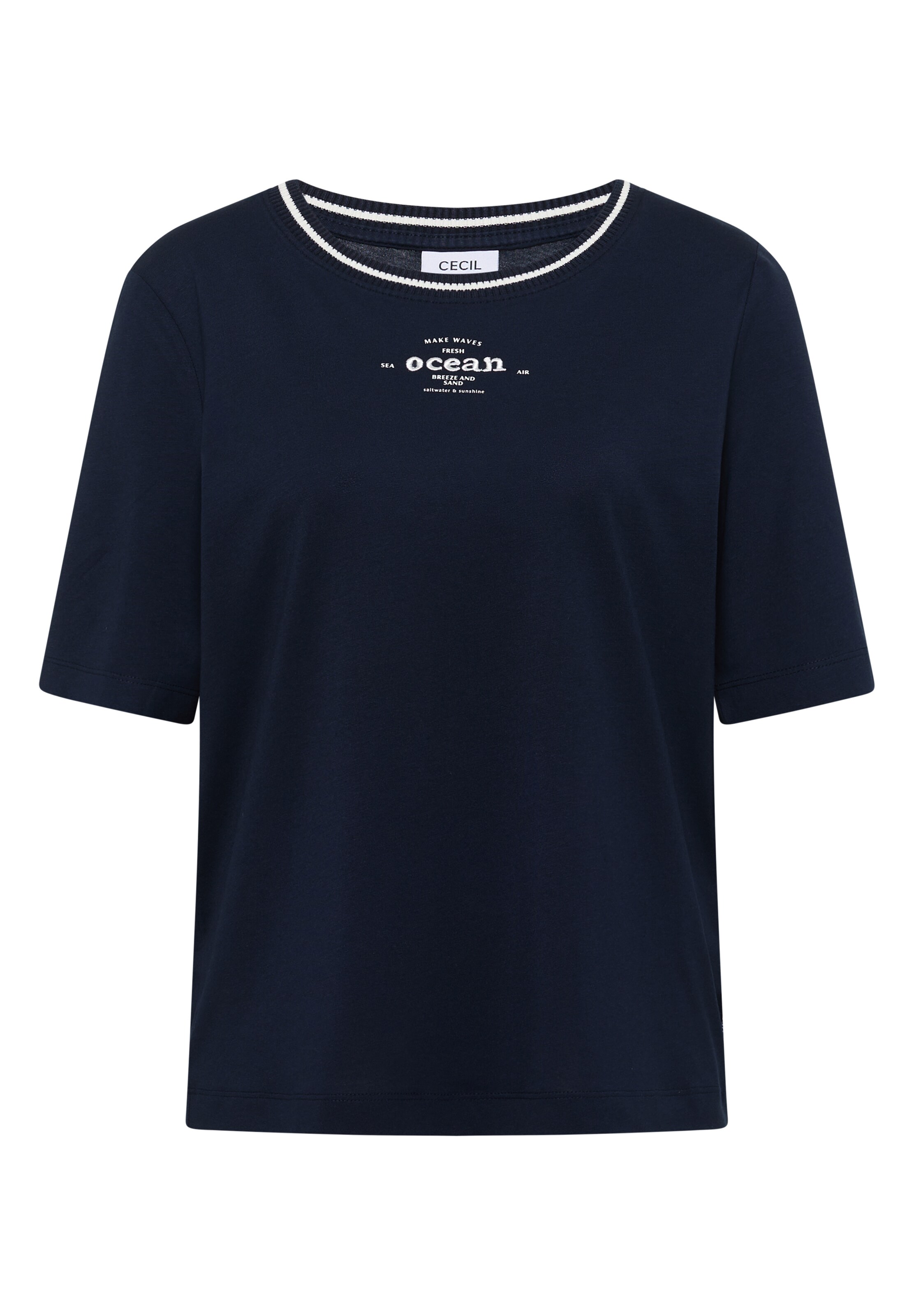 CECIL T-Shirt in Blau: Vorderseite