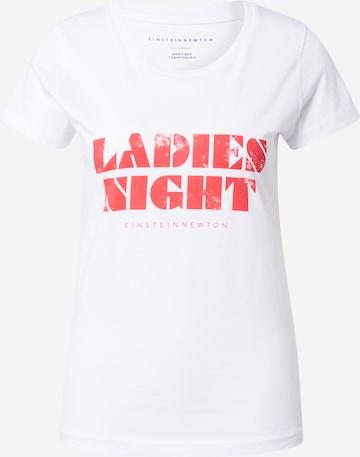 EINSTEIN & NEWTON T-Shirt 'Ladies Night' in Weiß: predná strana