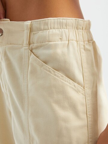 Hiccup - Tapered Calças cargo em bege