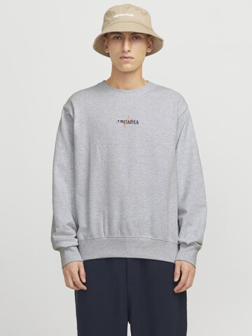 JACK & JONES Sweatshirt ' JJEChange' in Grau