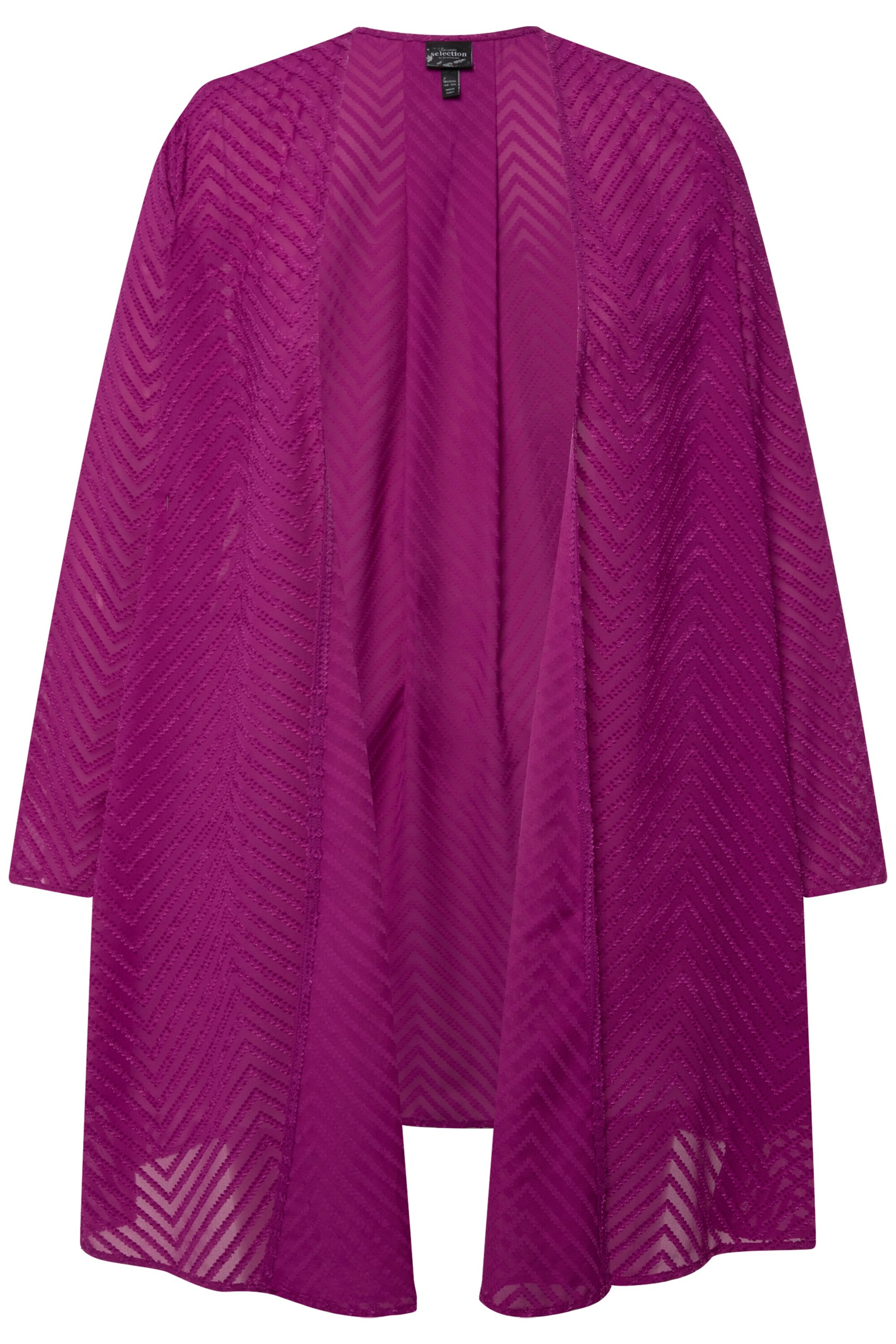 Ulla Popken Strickjacke in Lila: Vorderseite