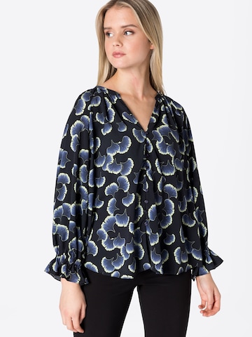 Traffic People Blouse in Blue: front
