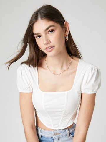 florence by mills exclusive for ABOUT YOU Top 'Date Night ' in White