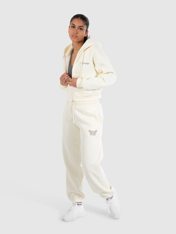 Smilodox Sweatjacke ' Calma ' in Beige