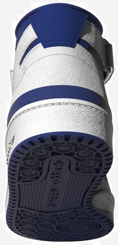 Baskets hautes 'Forum Mid' ADIDAS ORIGINALS en blanc