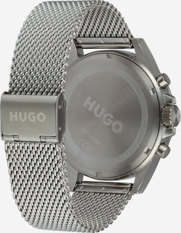 HUGO Red Analog watch in Silver