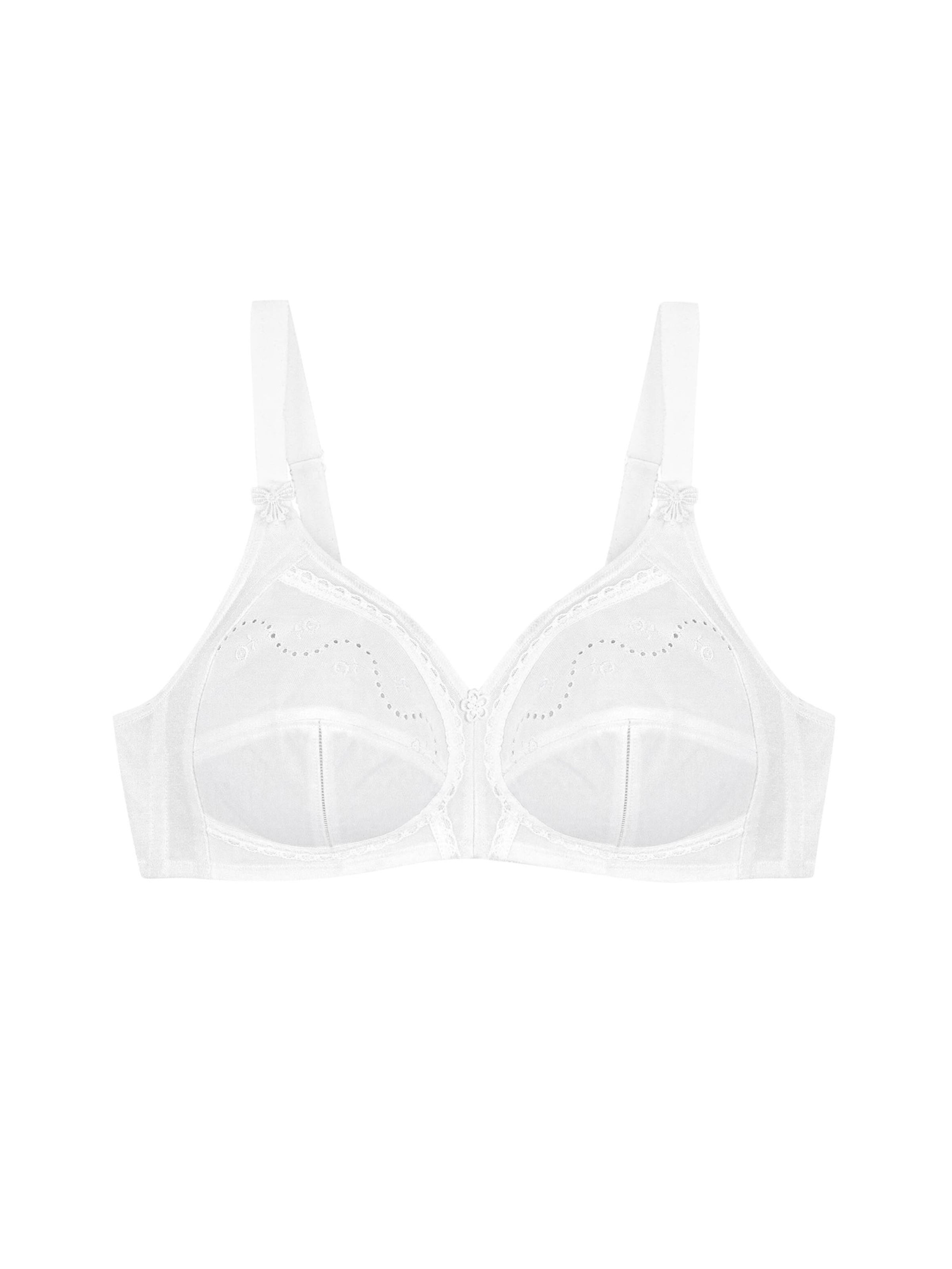 TRIUMPH Bra ' Doreen + Cotton ' in White: front