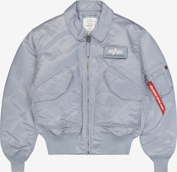 ALPHA INDUSTRIES Between-Season Jacket 'CWU-45 Heritage' in Grey: front