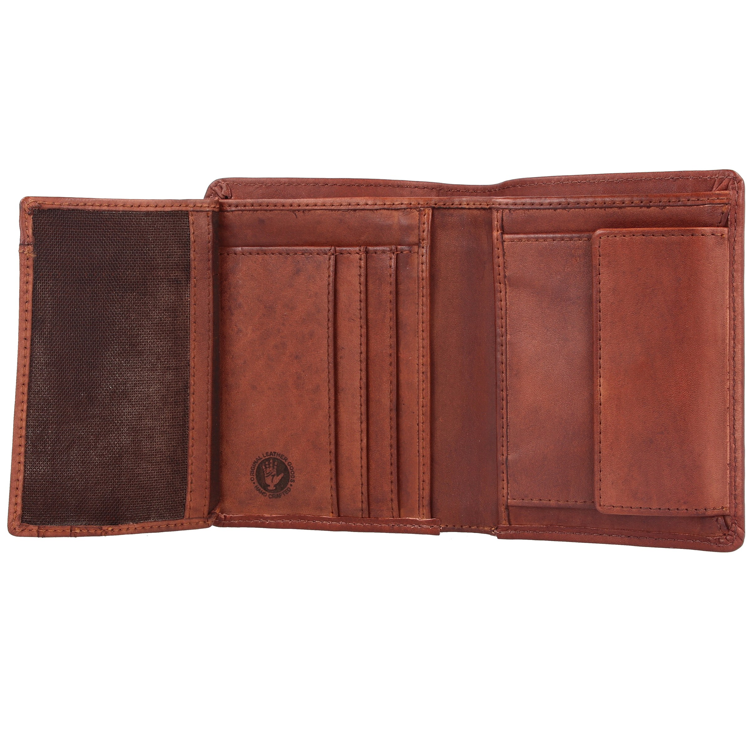 Porte-monnaies 'Vintage Washed' GREENBURRY en marron