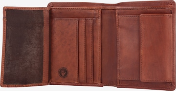 Porte-monnaies 'Vintage Washed' GREENBURRY en marron