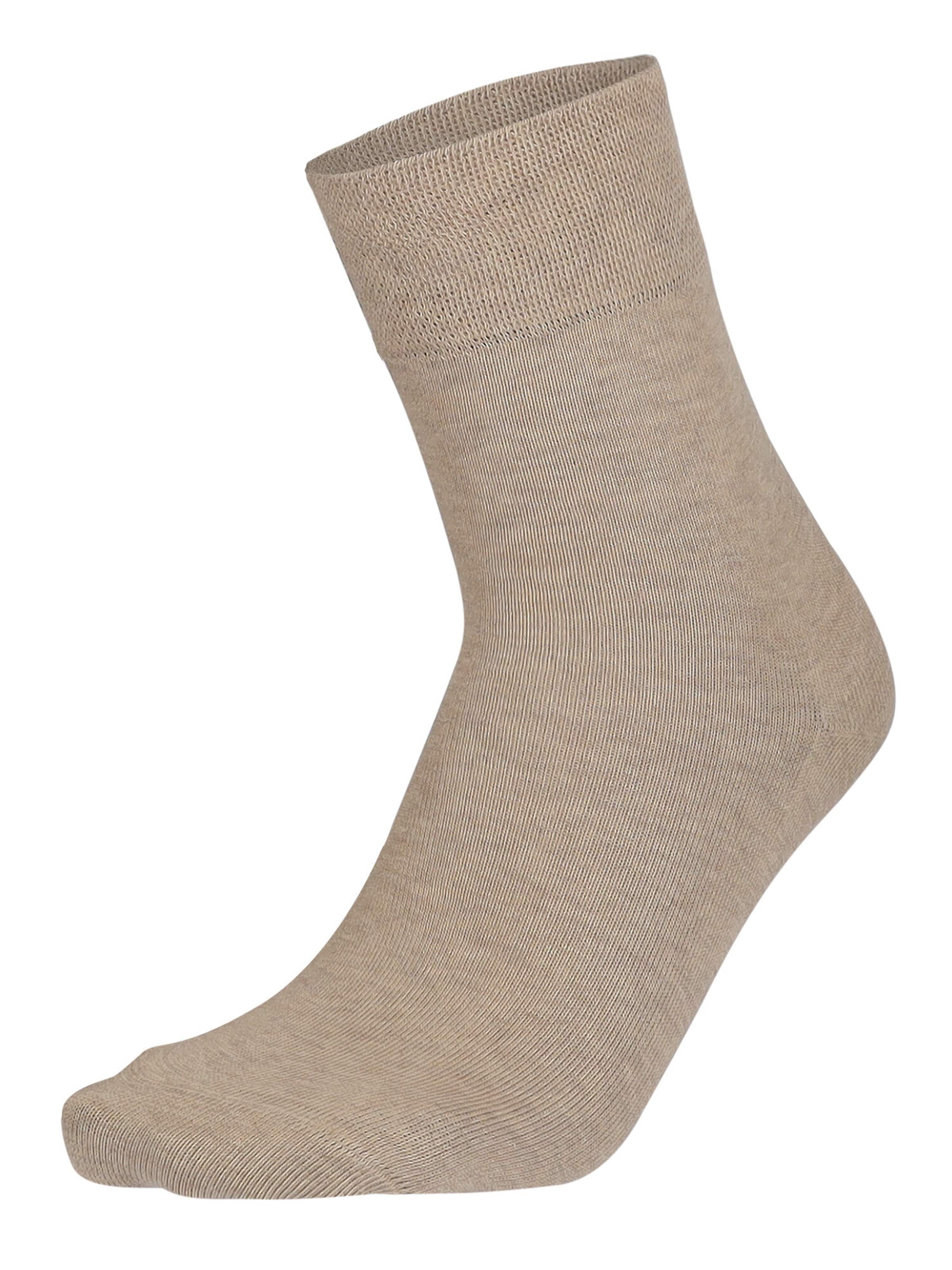 Chaussettes 'Relax Cotton' Hudson en beige : devant
