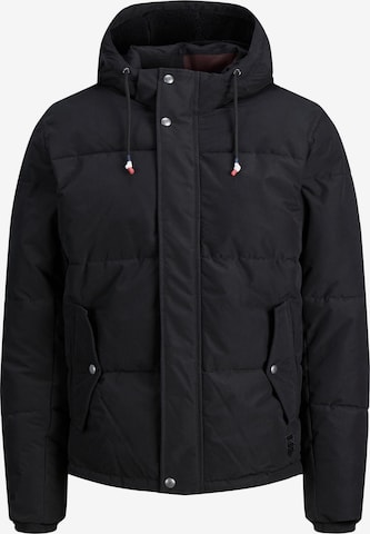 JACK & JONES Winterjas 'Timo' in Zwart: voorkant