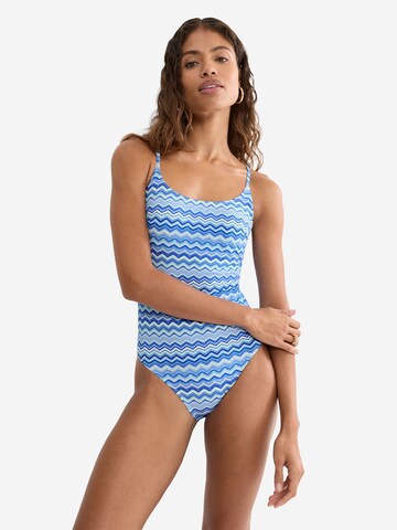 TRIUMPH Badpak ' Red Label Mix & Match Summer ' in Blauw: voorkant